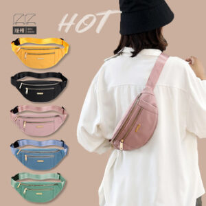 Product Image for 3453 跨境气质百搭腰包女士韩版休闲牛津布单肩包多层零钱手机斜挎包
