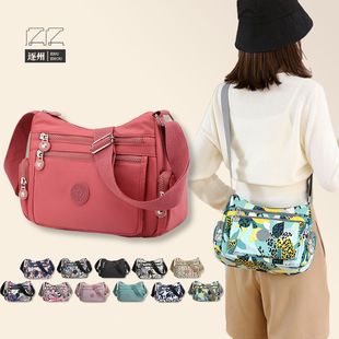 新款时尚女包流行单肩包大容量尼龙妈咪包休闲百搭化妆包斜挎包女